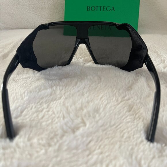 Moncler Diffractor ML 0206 05C Black Mirror Oversized Sunglasses Frame 66-11-140 - Picture 7 of 16